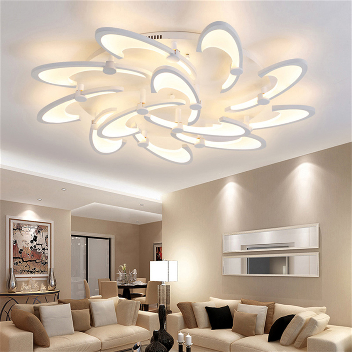 客厅灯套餐后现代全屋灯具套餐组合三室两厅简约现代家装吸顶灯饰