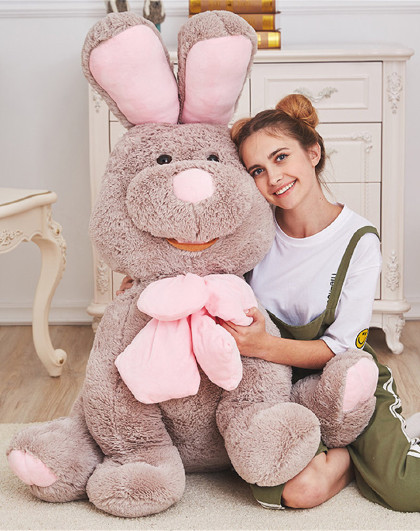 毛绒玩具公仔美国大兔小兔子抱枕大号玩偶女生布娃娃生日礼物可爱陪睡