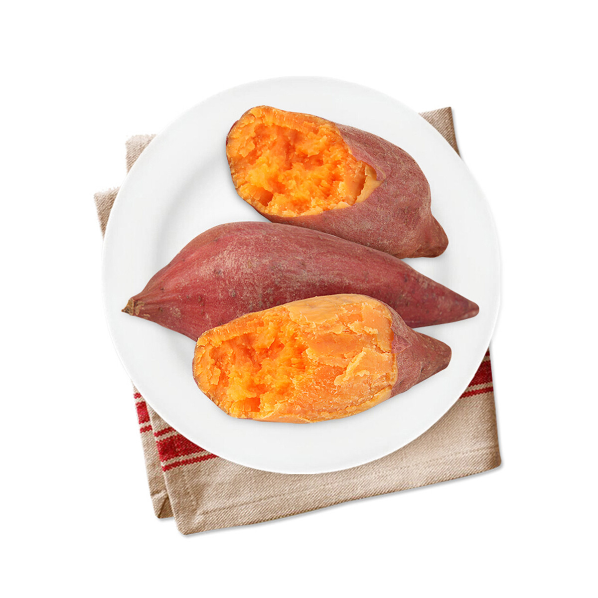 8元 秒杀 山东黄心红薯5斤 现挖地瓜农家自种番薯新鲜板栗薯红薯烤