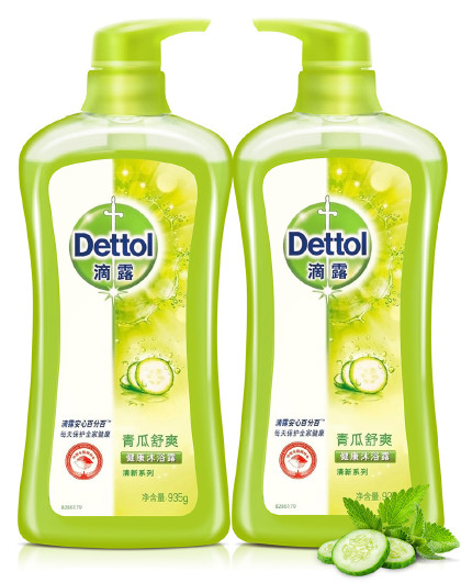 滴露青瓜舒爽健康沐浴露935克 935克