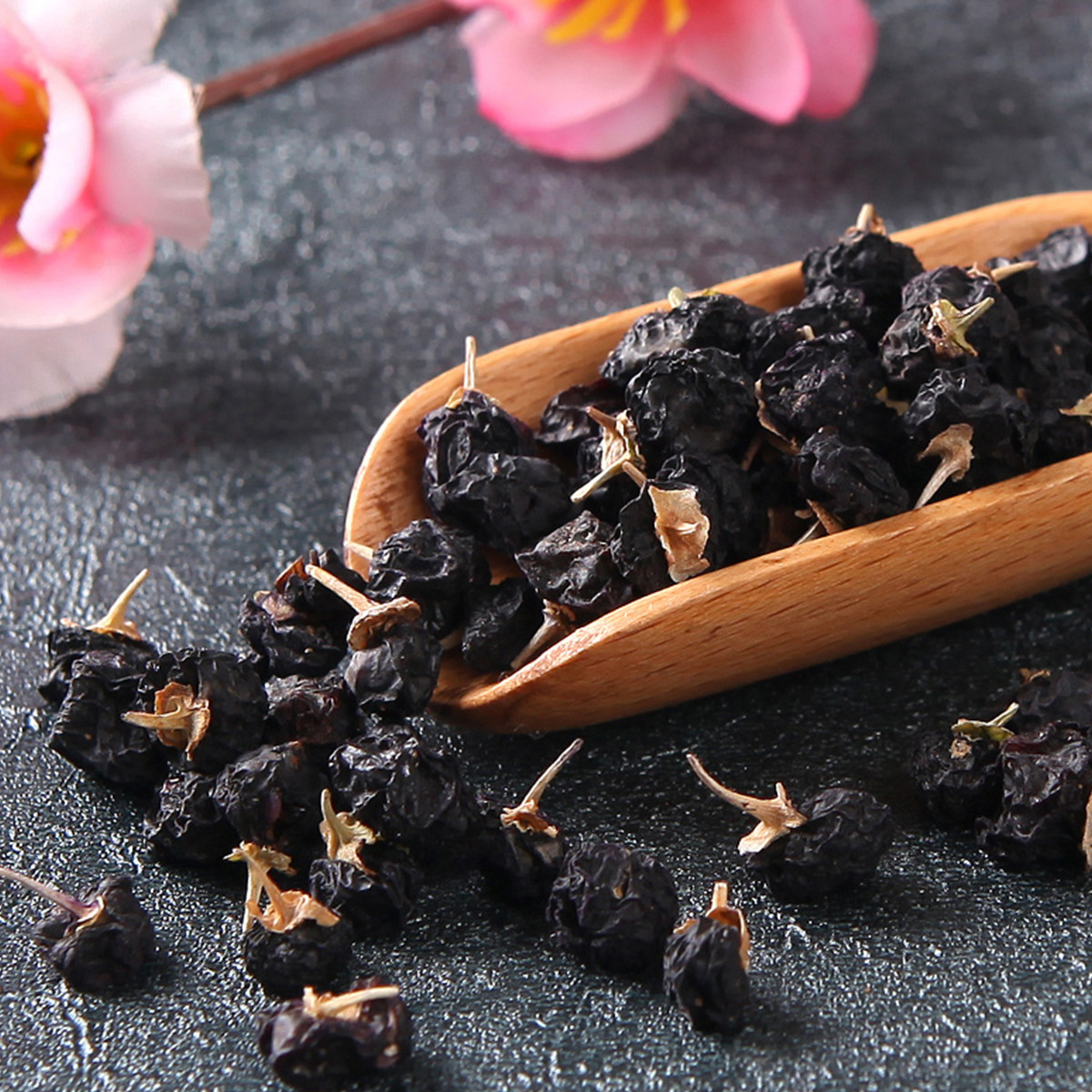 黑枸杞青海黑枸杞子茶80g高山小果罐装