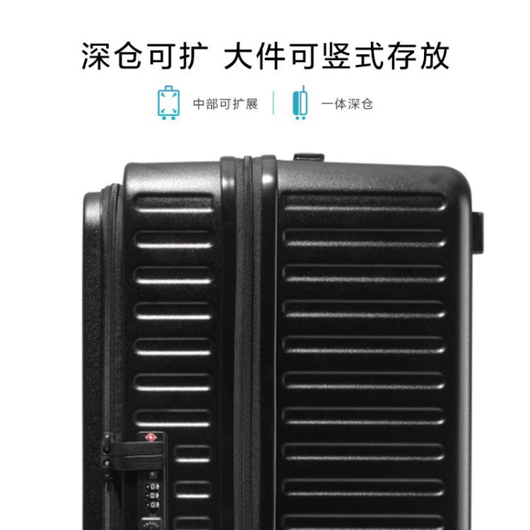 美旅 大容量行李箱户外露营TRUNK深仓可扩容PC旅行箱大小轮拉杆箱NJ4