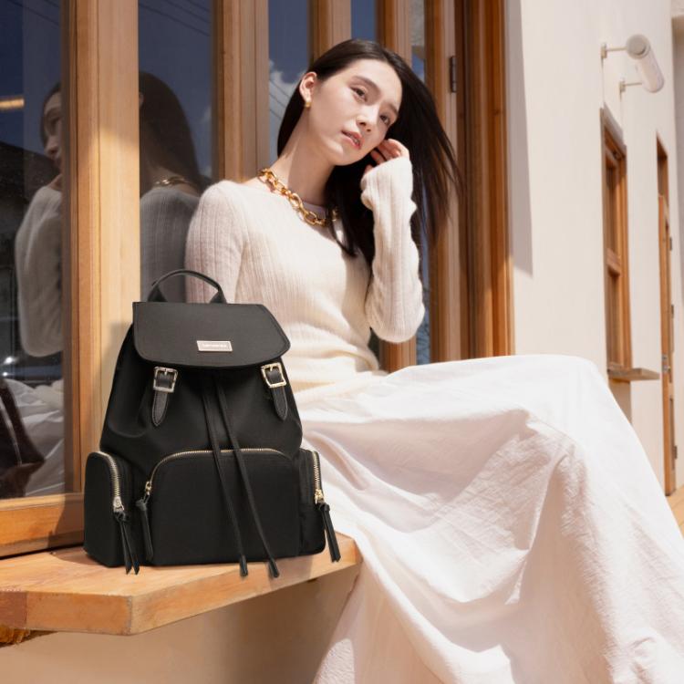 新秀丽 女士时尚高级感双肩包轻奢包包夏季优雅轻便背包 TQ4