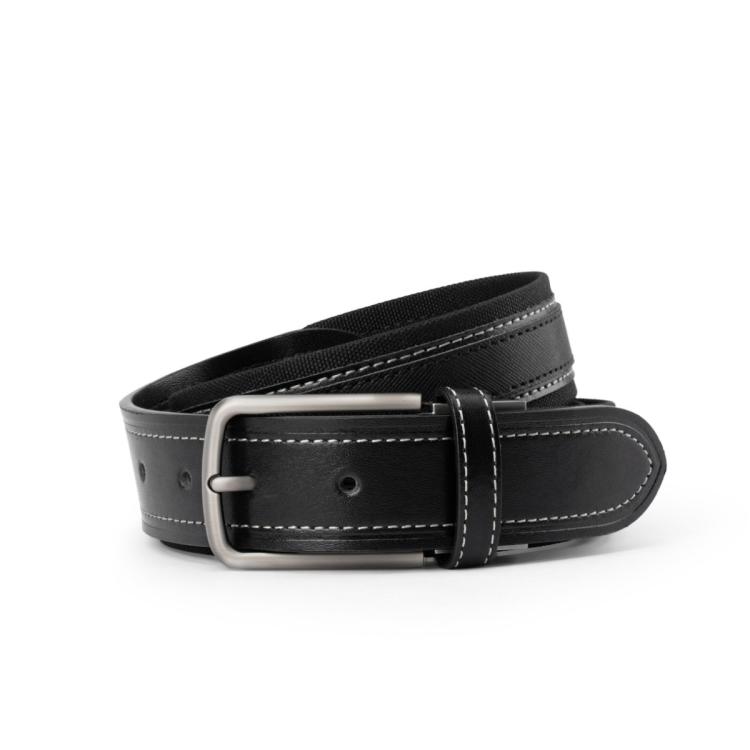 新秀丽 皮带男款针扣腰带时尚商务高级黑色裤带送礼物NQ1