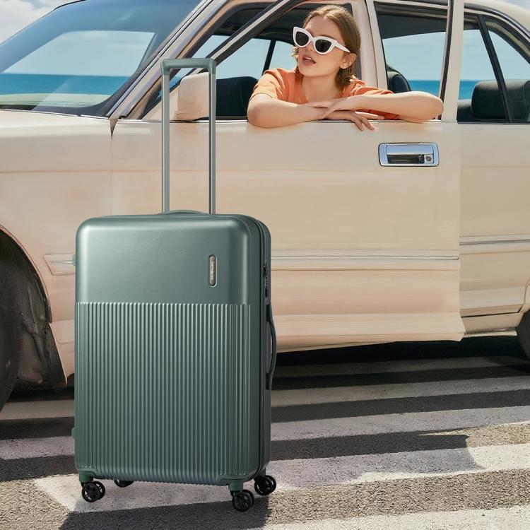 新秀丽 结实耐用大容量轻便拉杆箱20寸登机箱旅行箱密码行李箱 DK7