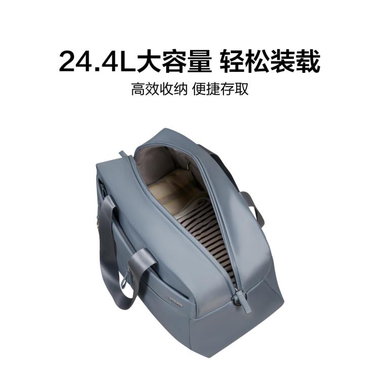新秀丽 短途出行旅行包大容量通勤手拿耐用轻便手提包KP0