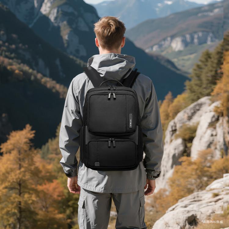 新秀丽 商务背包休闲双肩包大容量电脑包轻奢百搭书包 AN0