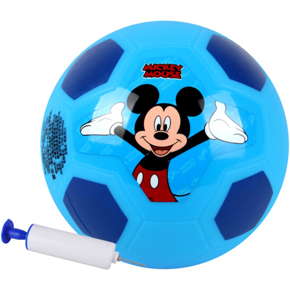 迪士尼儿童玩具球宝宝小皮球健身球篮球幼儿园拍拍球足球