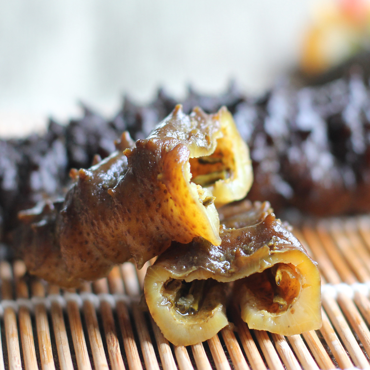 龙纹参野生5a级海渗海参淡干海参干货纯净足干深海参250g