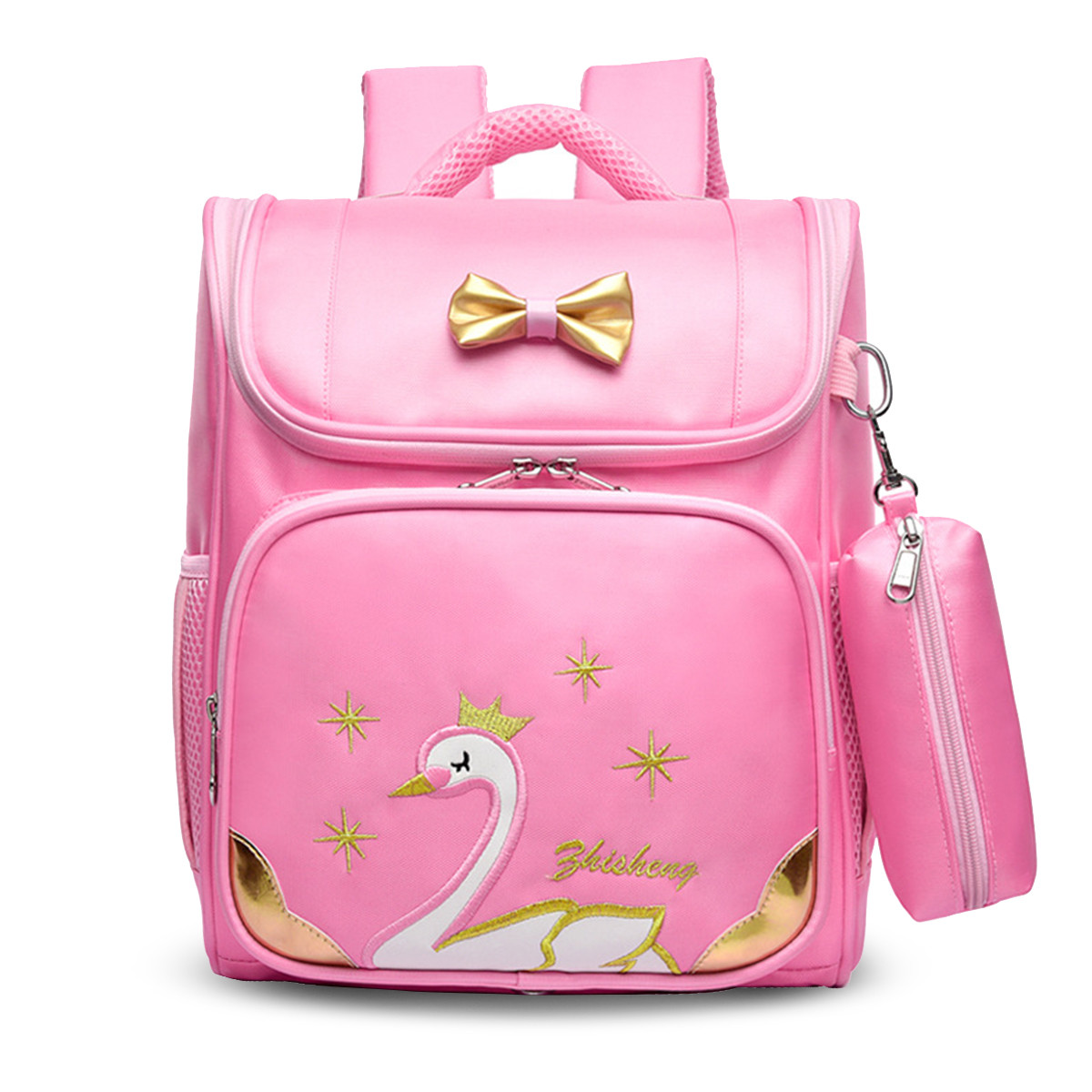 书包小学生女童1-3-5三年级公主女孩轻便儿童减负双肩背包