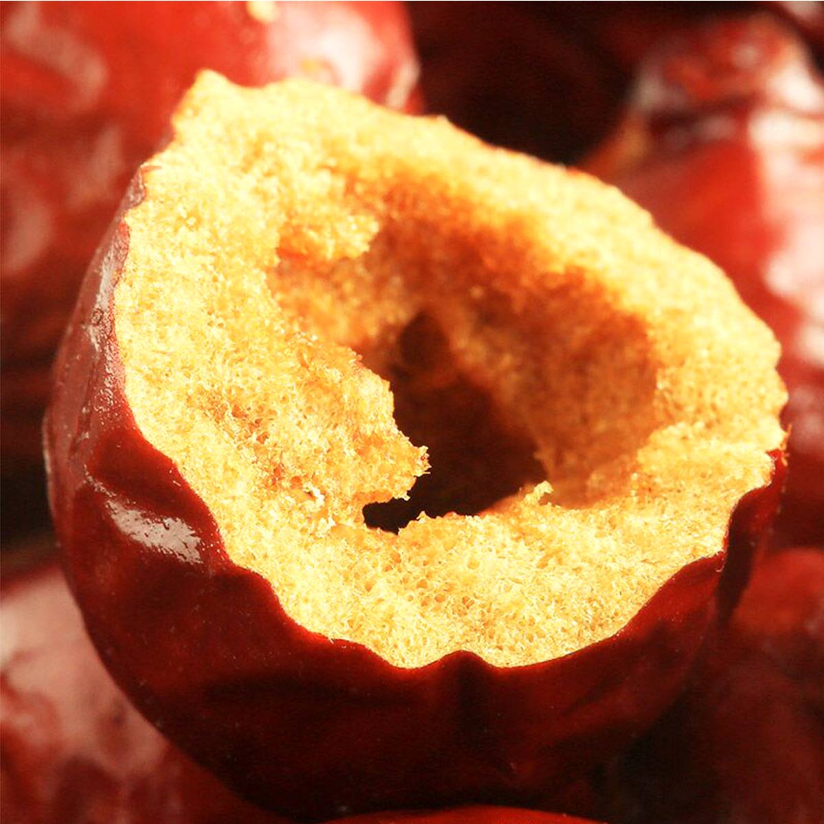 无核脆红枣【脆灰枣100g*3罐】去核嘎嘣酥脆枣新疆若羌红枣干