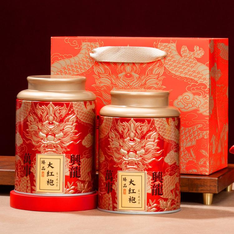 如意韵 正宗武夷山大红袍茶叶当季新茶正岩茶乌龙茶浓香型礼盒装送礼高档