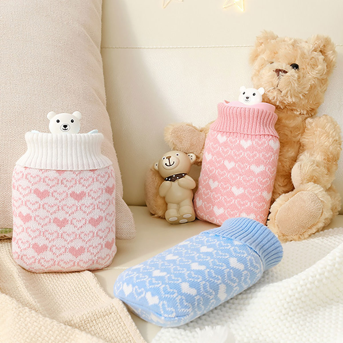 儿童热水袋女生可爱卡通小孩子注水迷你暖手宝暖水袋可微波炉加热