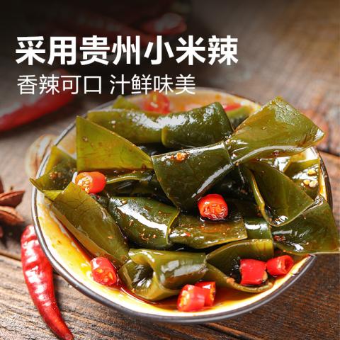 良品铺子 【任选】脆爽海带结150g*2袋香辣海带丝休闲零食 图片 4