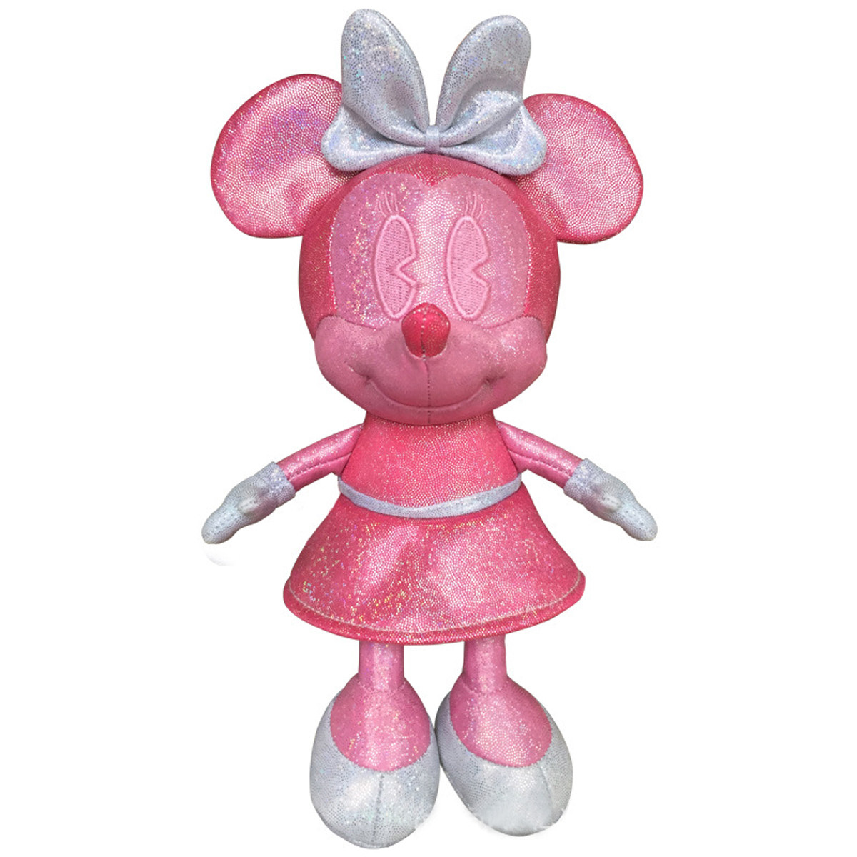 迪士尼新品闪亮镭射米妮卡通动漫周边背包小挂件娃娃玩偶