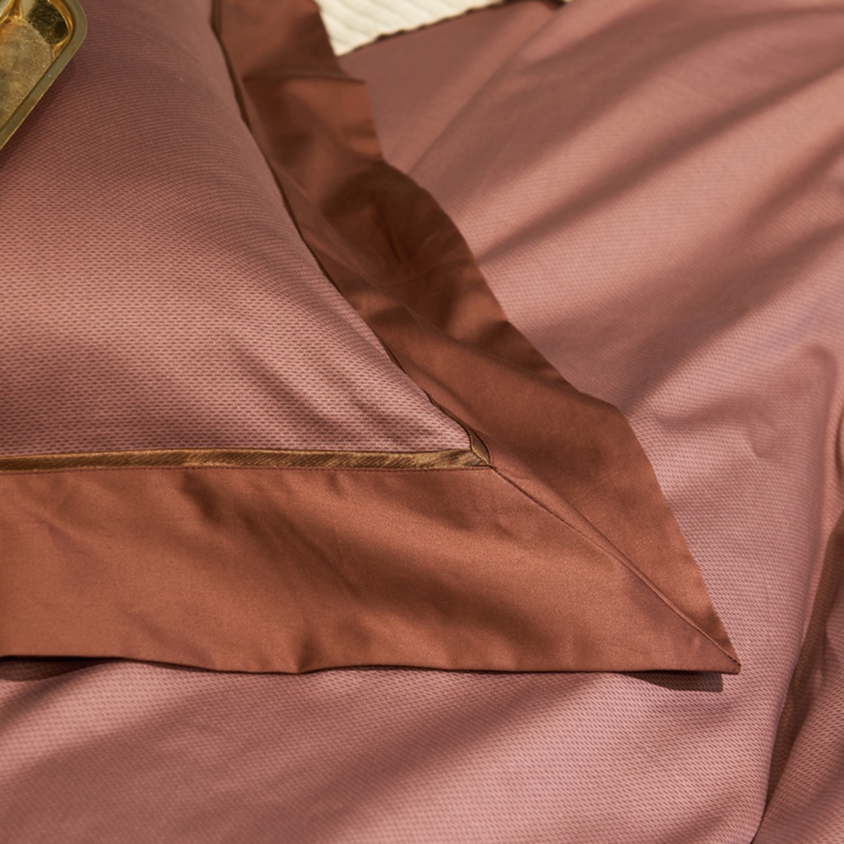 高端奢华床捷克斯豆沙100支海岛棉埃及长绒棉全棉贡缎酒店床上