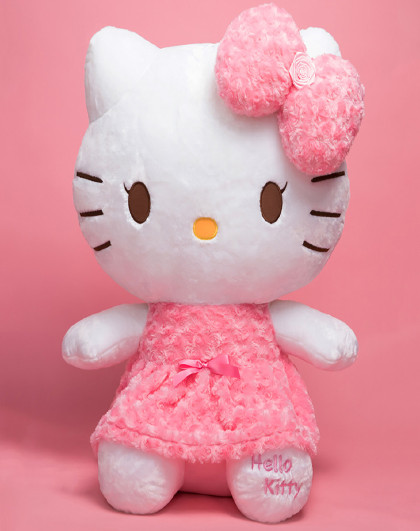 hello kitty毛绒玩具 可爱小公主凯蒂猫公仔