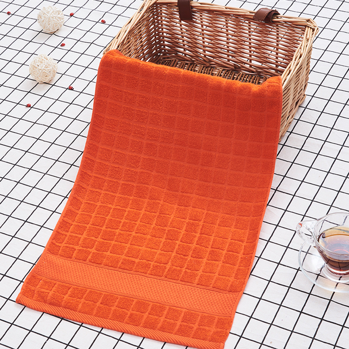 波西米亚木纤维面巾 洗脸巾柔软吸水美容毛巾成人家用大毛巾