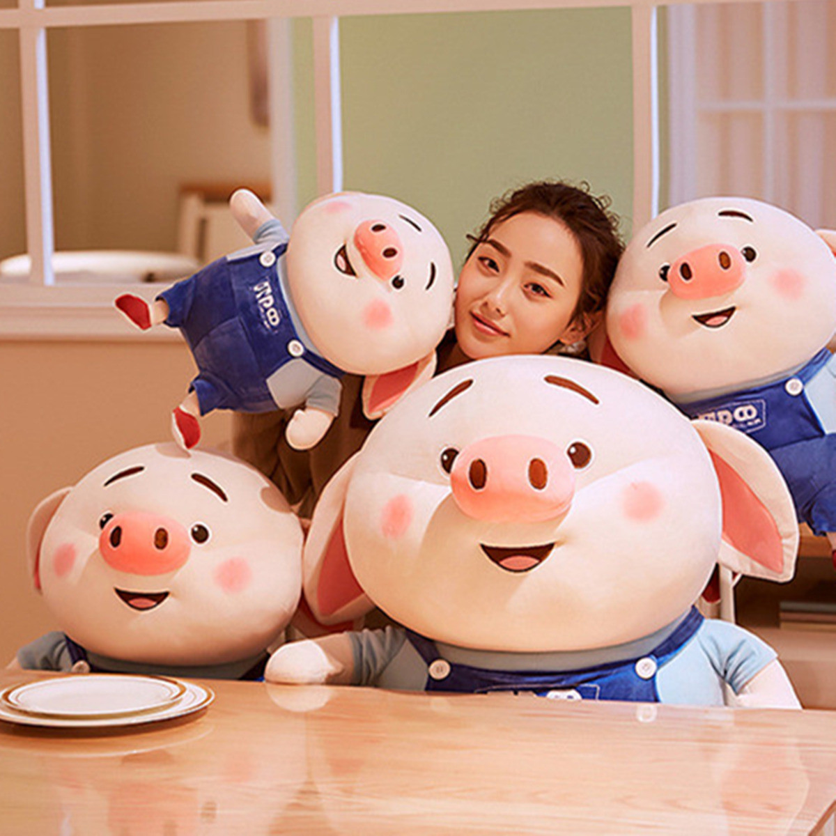 毛绒公仔网红毛绒玩具猪小屁公仔送女朋友520情人节小猪玩偶