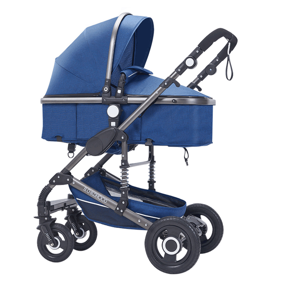 婴儿推车高景观可坐躺四轮避震双向折叠0-3岁新生儿宝宝手推车