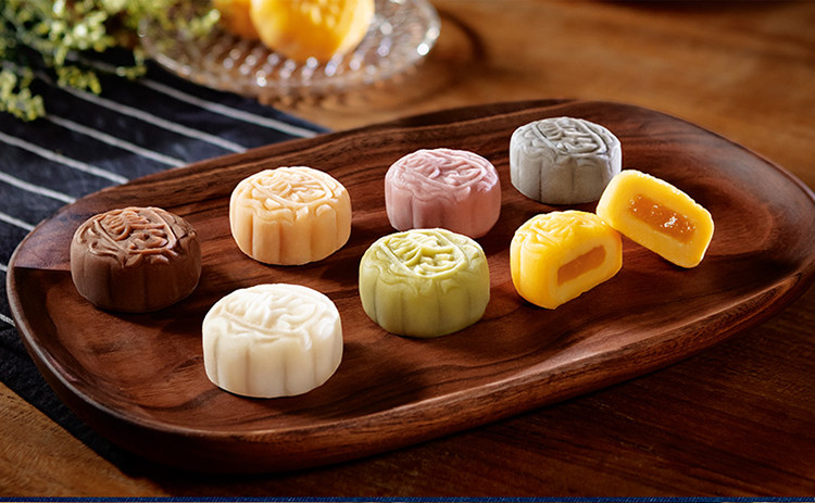 中国香港美心粒粒初雪冰皮月饼进口2019中秋港式月饼