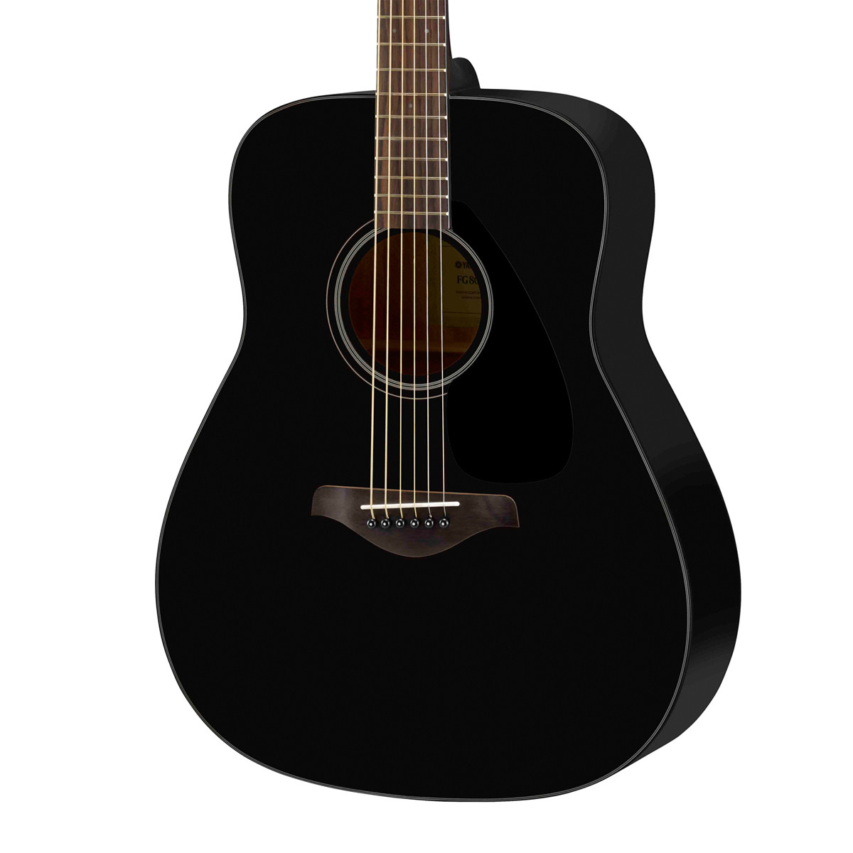 雅马哈(yamaha)fg800bl黑色单板民谣木吉他