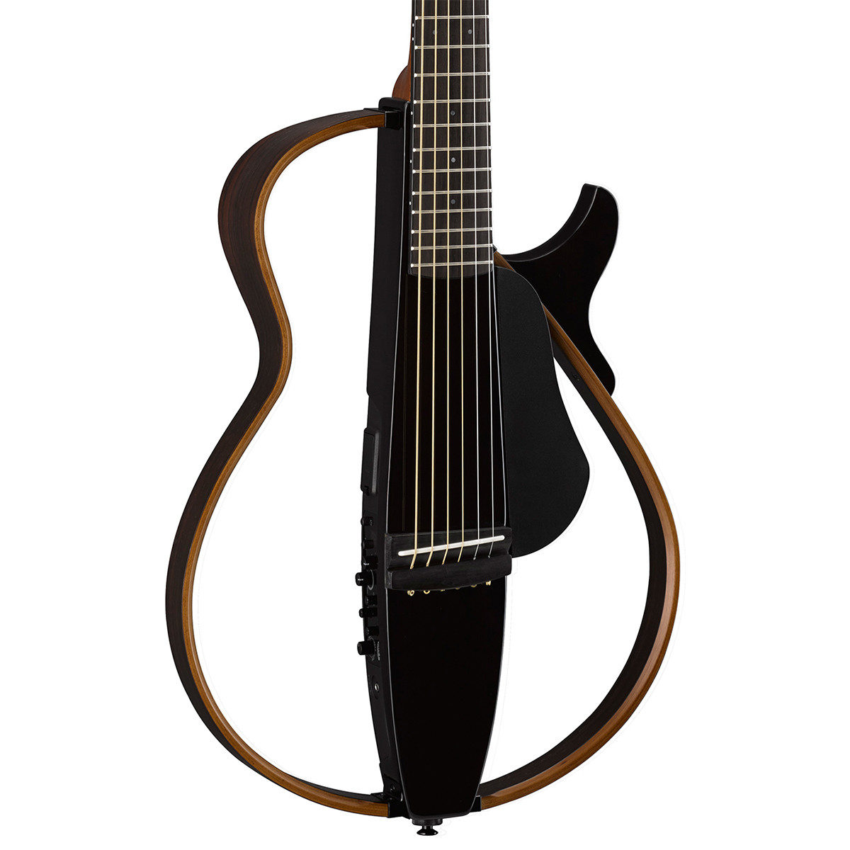 雅马哈(yamaha)slg200stbl黑色民谣静音吉他