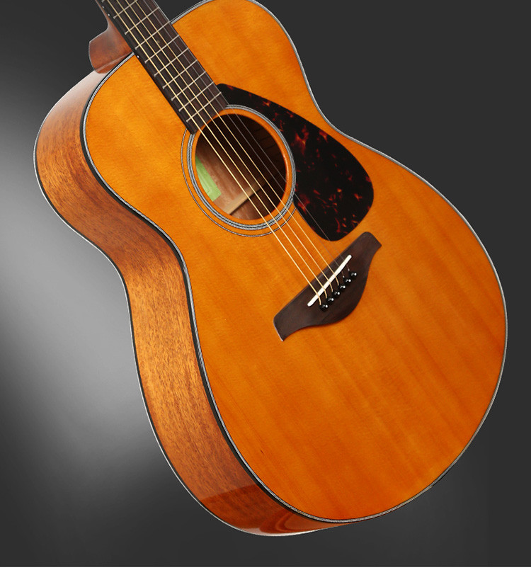 雅马哈fg800vn美国型号单板民谣吉他复古色亮光41英寸