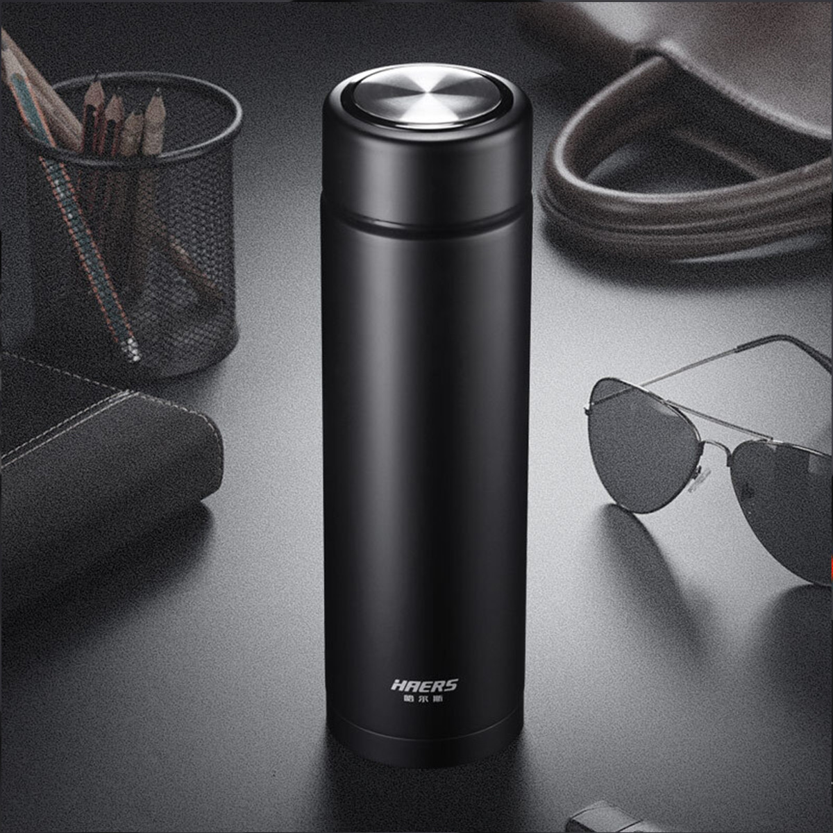 【定制刻字】哈尔斯保温杯男士女316不锈钢水杯刻字泡茶杯子