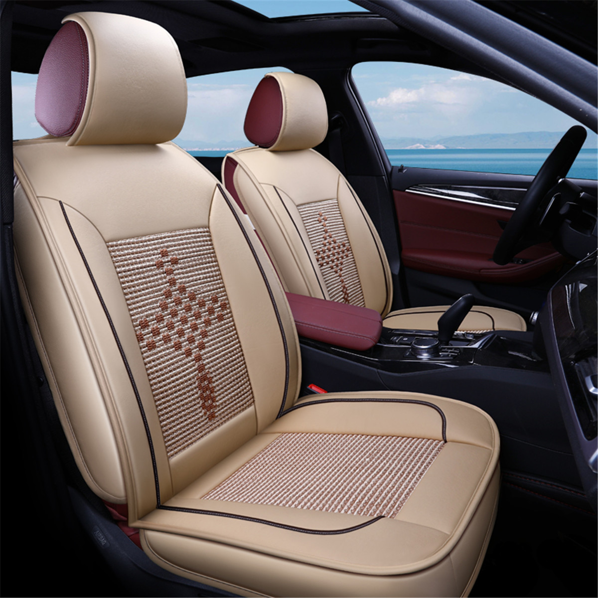 四季通用汽车座套本田思域广本飞度两厢三厢思迪座椅套雅阁坐垫套