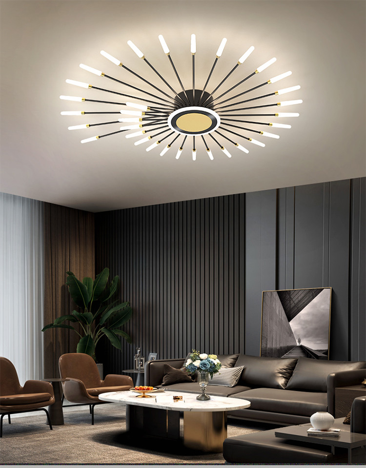 客厅吸顶灯2021年新款大气现代简约超亮家用led轻奢北欧灯具套餐