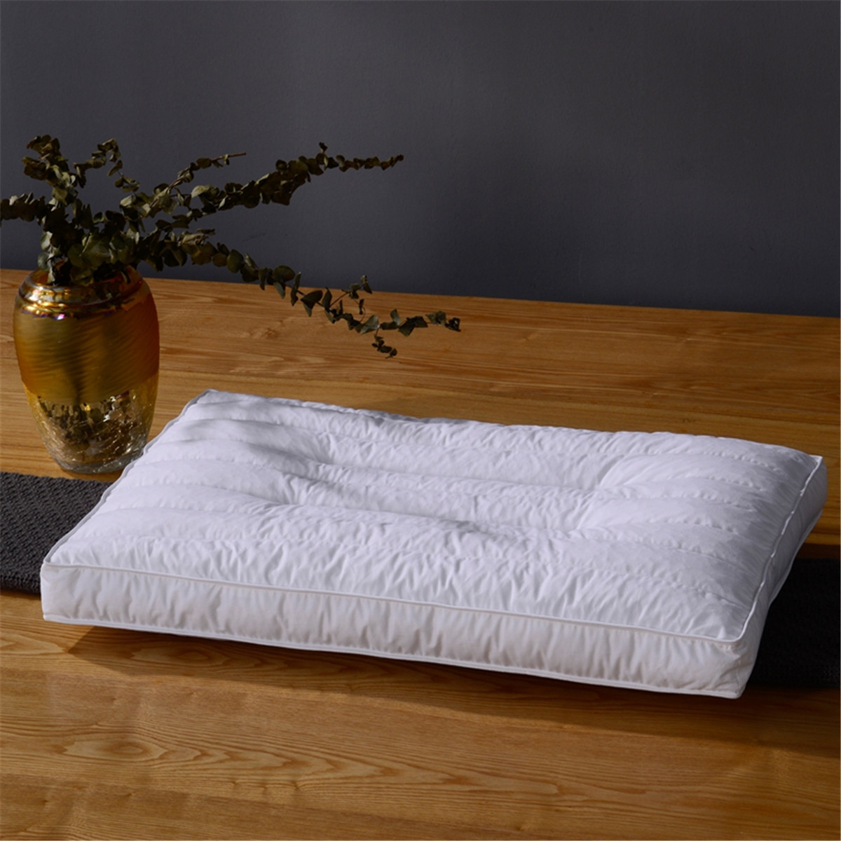 高分子枕头pe软管枕芯3d透气单人护颈枕成人枕心一对