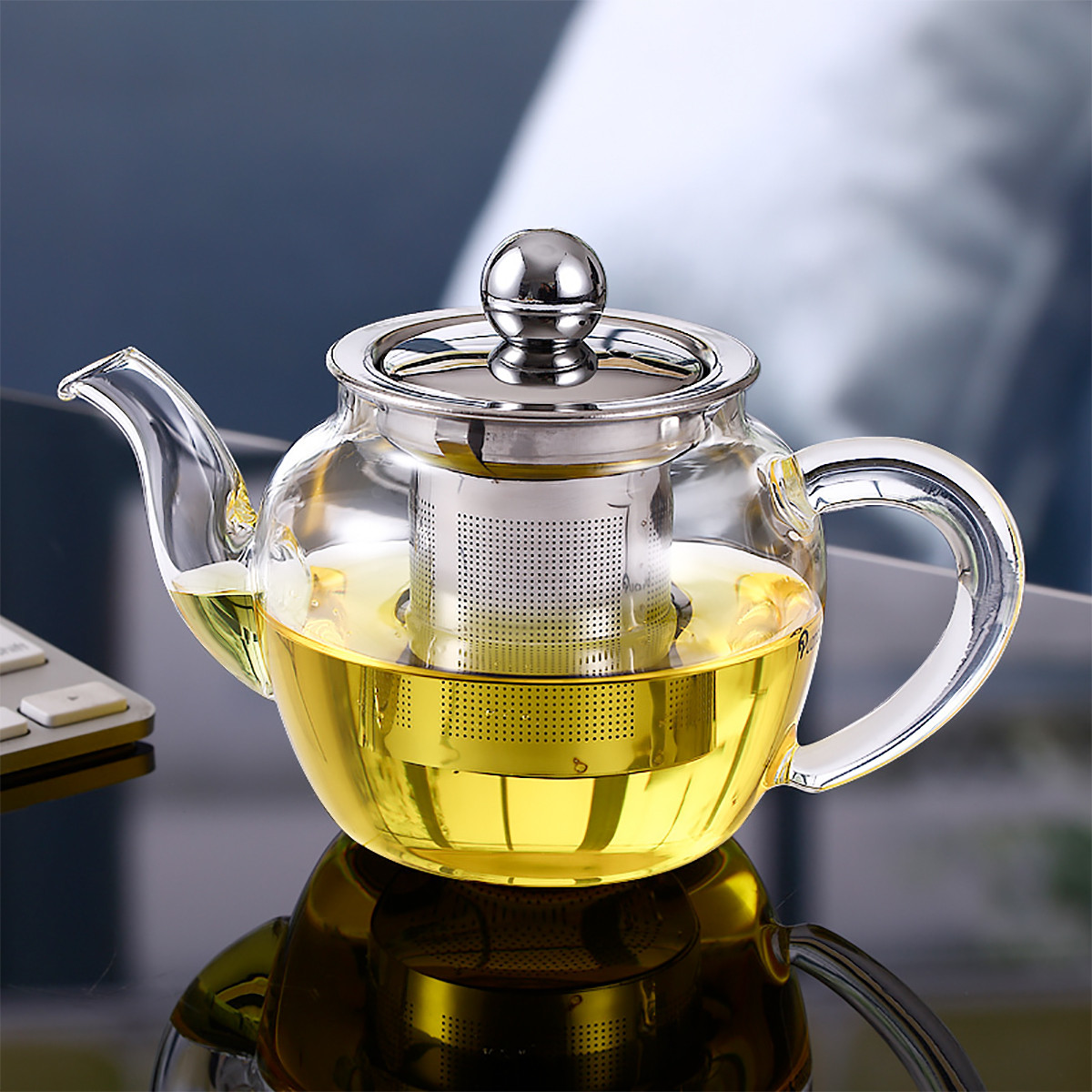 全度泡茶壶耐热玻璃小茶壶过滤花茶壶小号家用泡茶器迷你沏茶壶