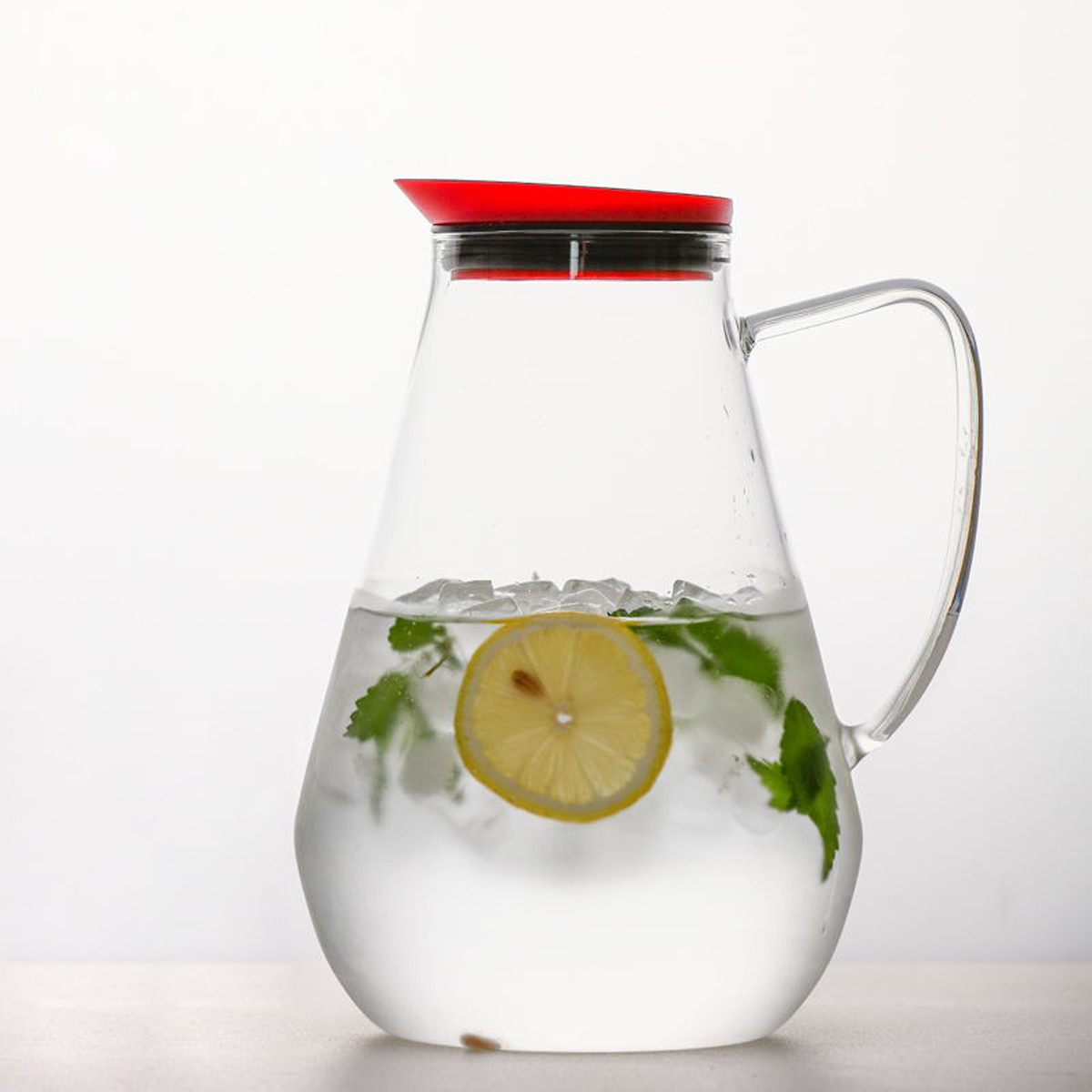全度凉水壶扎壶家用大容量玻璃凉杯耐高温大号宜家防爆果汁凉水杯