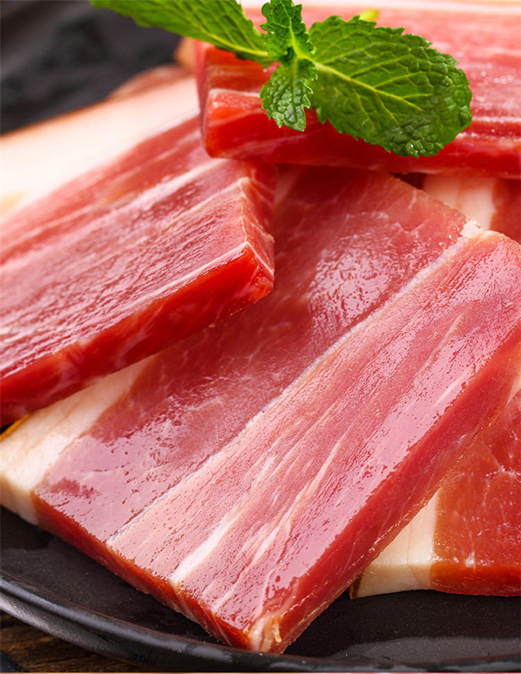 云南特产宣威火腿500g 肉块袋装农家腊肉腊味年货美食