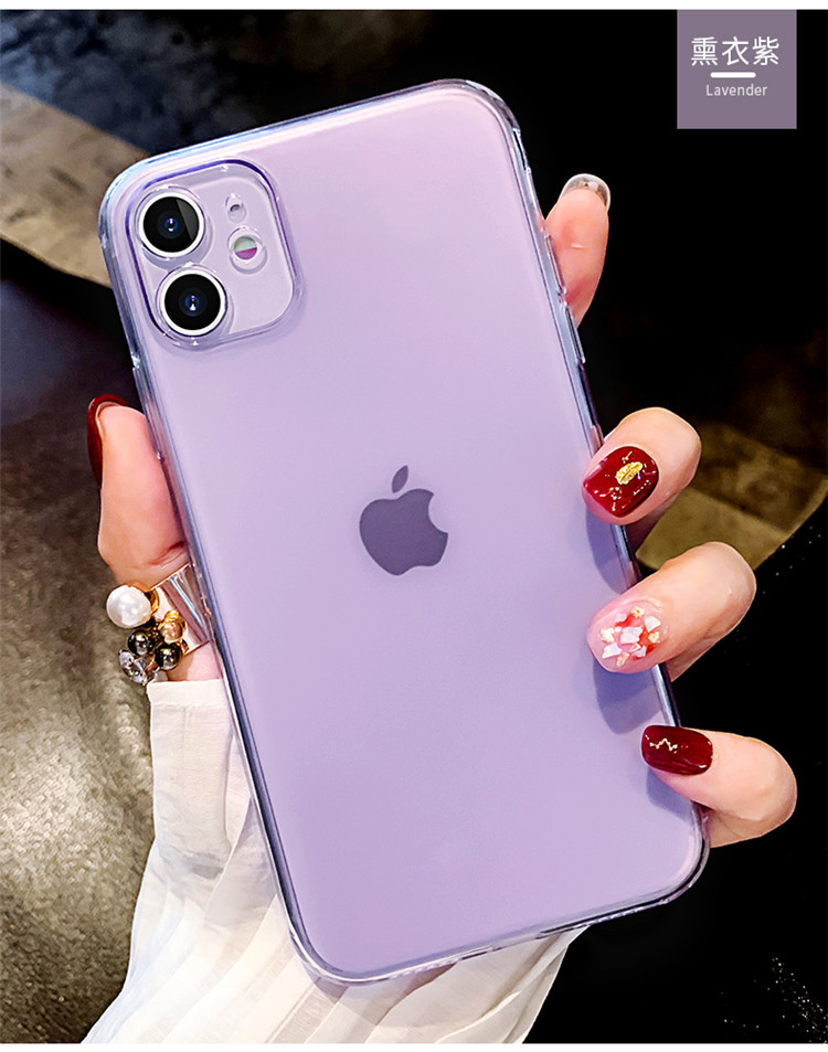 苹果11紫色摔坏图片