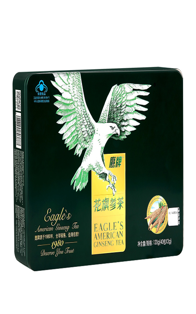鹰牌花旗参饮料40包西洋参茶礼盒装