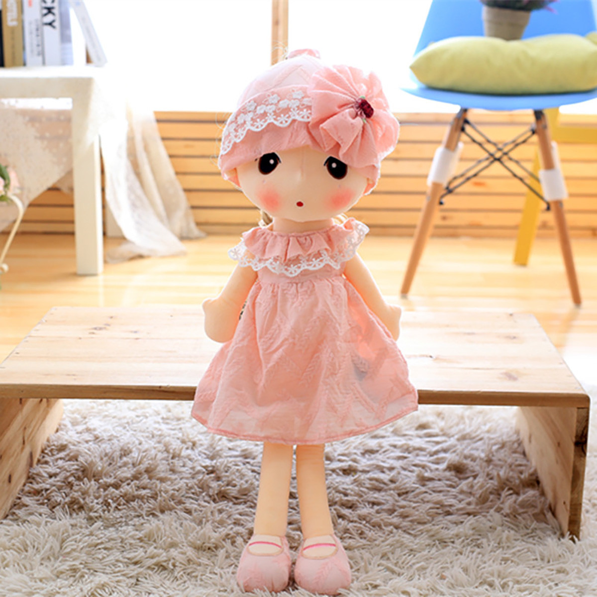 六一儿童节可爱布娃娃花仙子公仔生日礼物女孩送女友毛绒玩具
