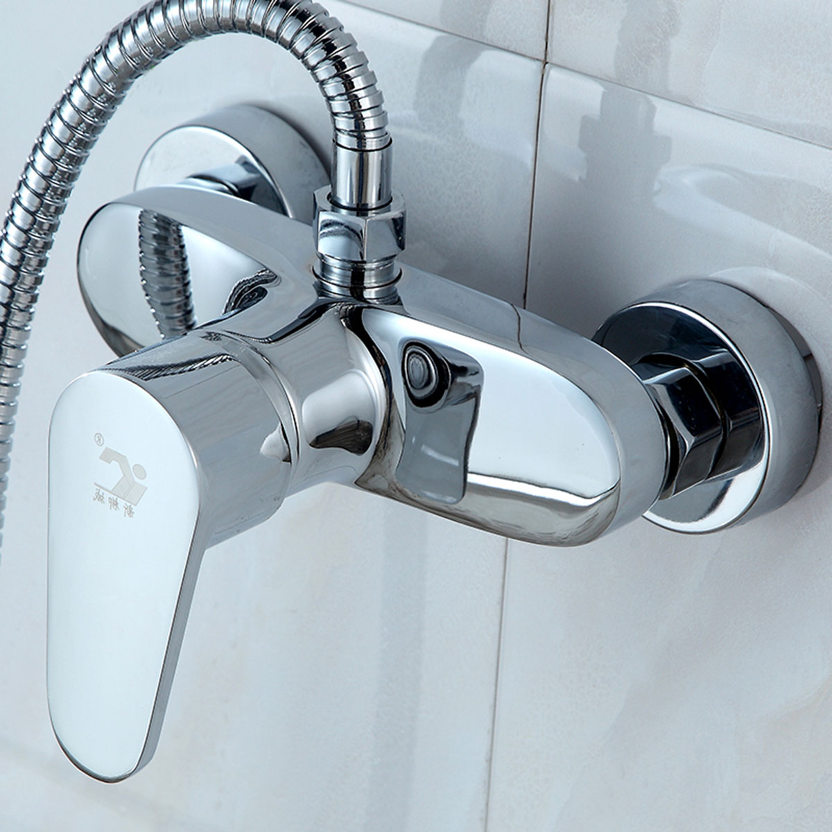 新柳城 全铜水龙头冷热混合阀套装淋浴花洒龙头浴室洗澡混水阀