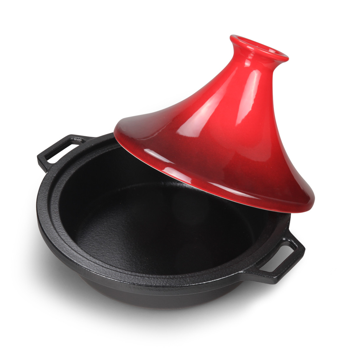 塔吉锅家用铸铁珐琅锅陶瓷锅盖煲汤炖锅煲仔饭焖烧锅电磁炉