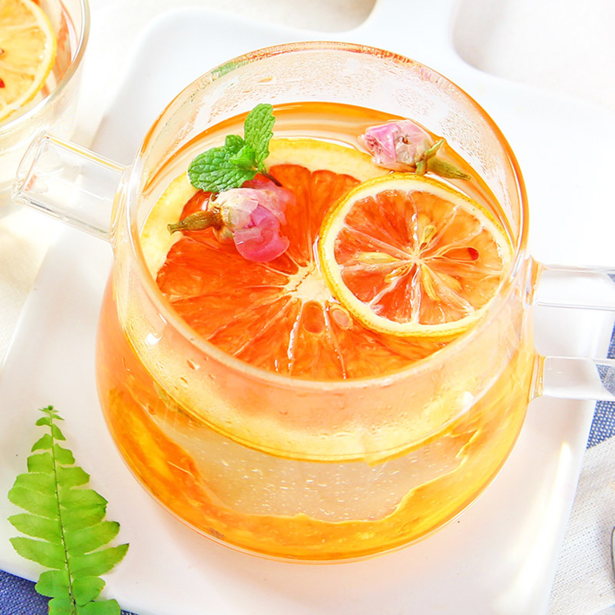 水果片茶花果茶网红手工果干茶包孕妇泡水喝的混合切片水果冷泡茶