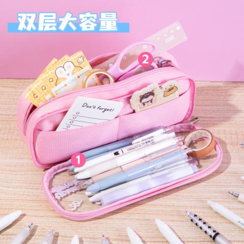迪士尼 儿童笔袋男女孩小学生上学专用笔袋初中生多层大容量文具收纳袋 图片 4