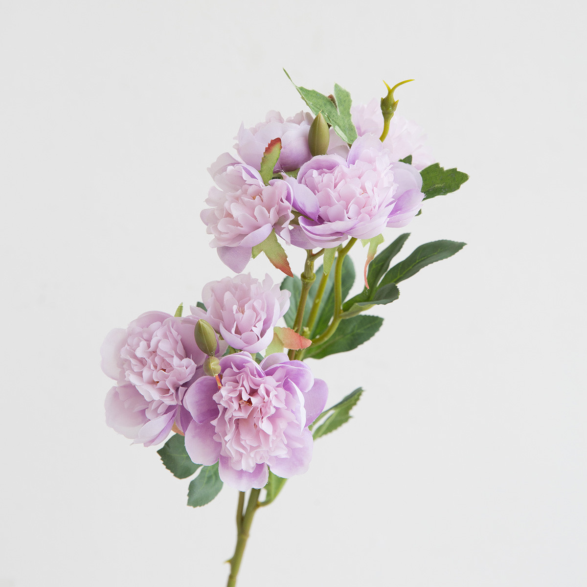 颜物 多头牡丹仿真花束摆设 花瓶家居客厅落地假花装饰摆件