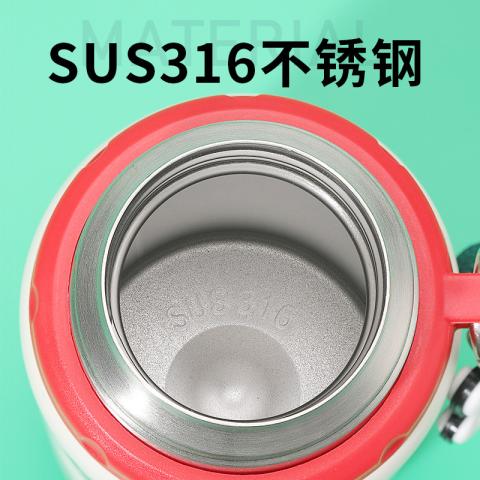 迪士尼 【断色处理】儿童时尚高颜值保温杯方便便携大容量316钢学生水杯 图片 4