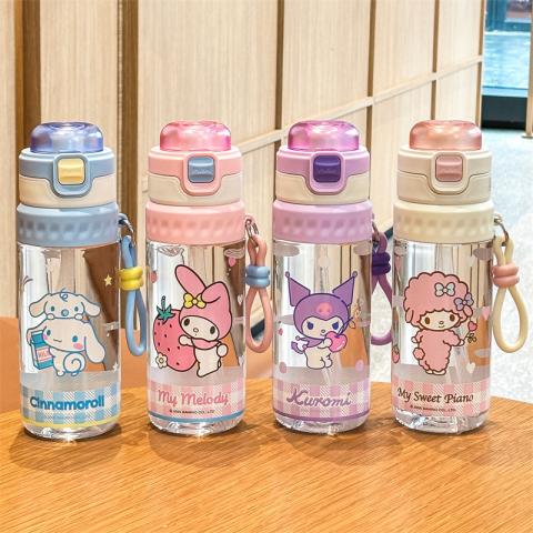 HELLOKITTY [清凉夏季]26新款三丽鸥正版授权大容量儿童水杯学生上学喷雾杯子 图片 6