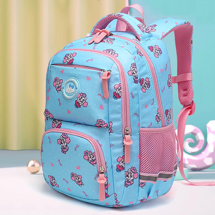 BOBDOG巴布豆 超值】书包女小学生1-3年级6年级公主款轻便休闲儿童书包 38\42cm