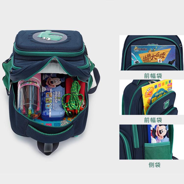 BOBDOG巴布豆 爆款】轻便护脊减负书包小学生男童1-3年级小学生儿童书包37\40cm