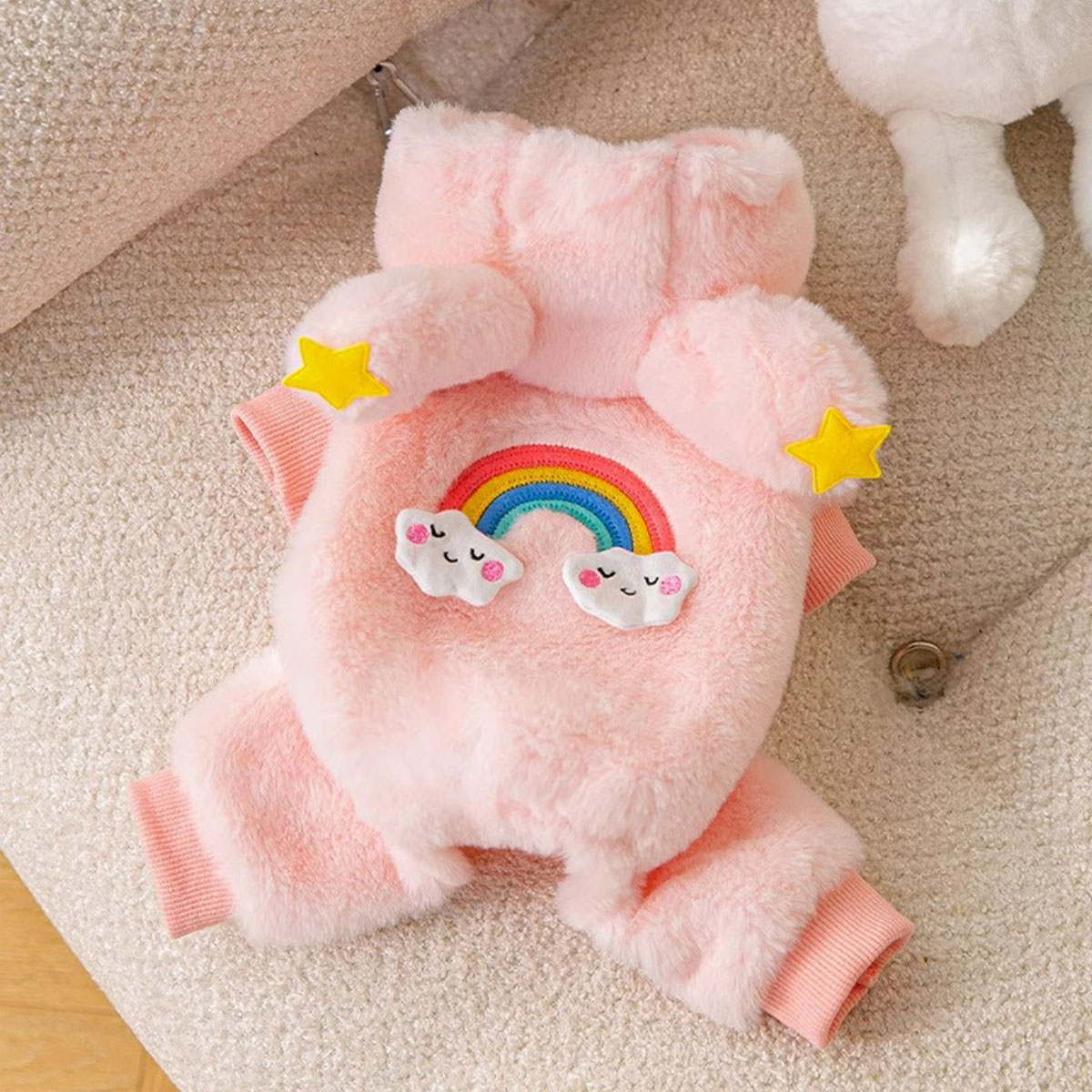 嬉皮狗 可爱猫咪衣服冬天保暖四脚防掉毛冬季小猫宠物秋冬季布偶幼猫专用
