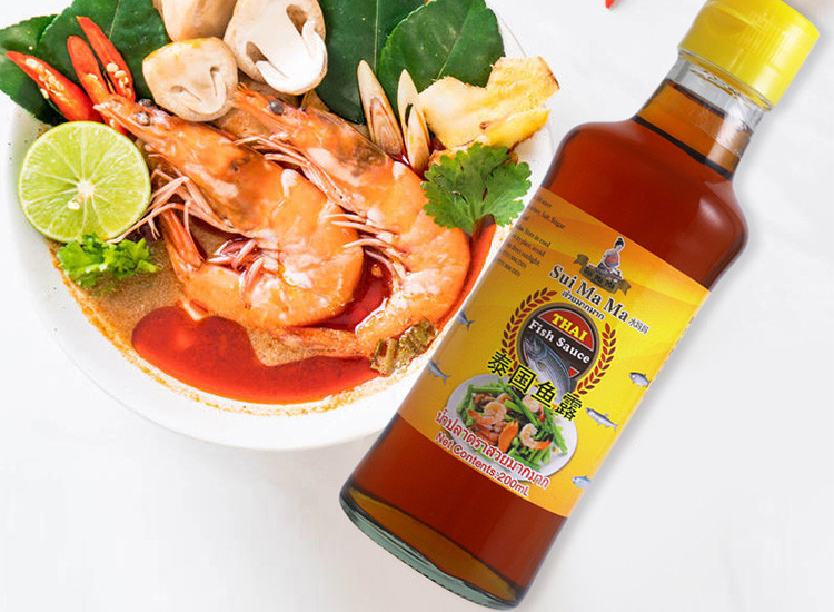 水妈妈鱼露200g 泰国进口凤尾鱼调味汁调料东南亚料理冬阴功汤酱