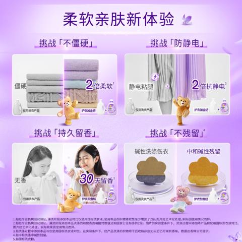 金纺 【超值囤货】金纺防静电衣物护理柔顺剂 2.5kgx2 图片 3